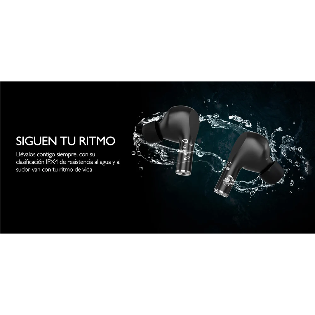 Audífonos In-Ear TWS Klipxtreme ZoundBuds KTE-250BK 9