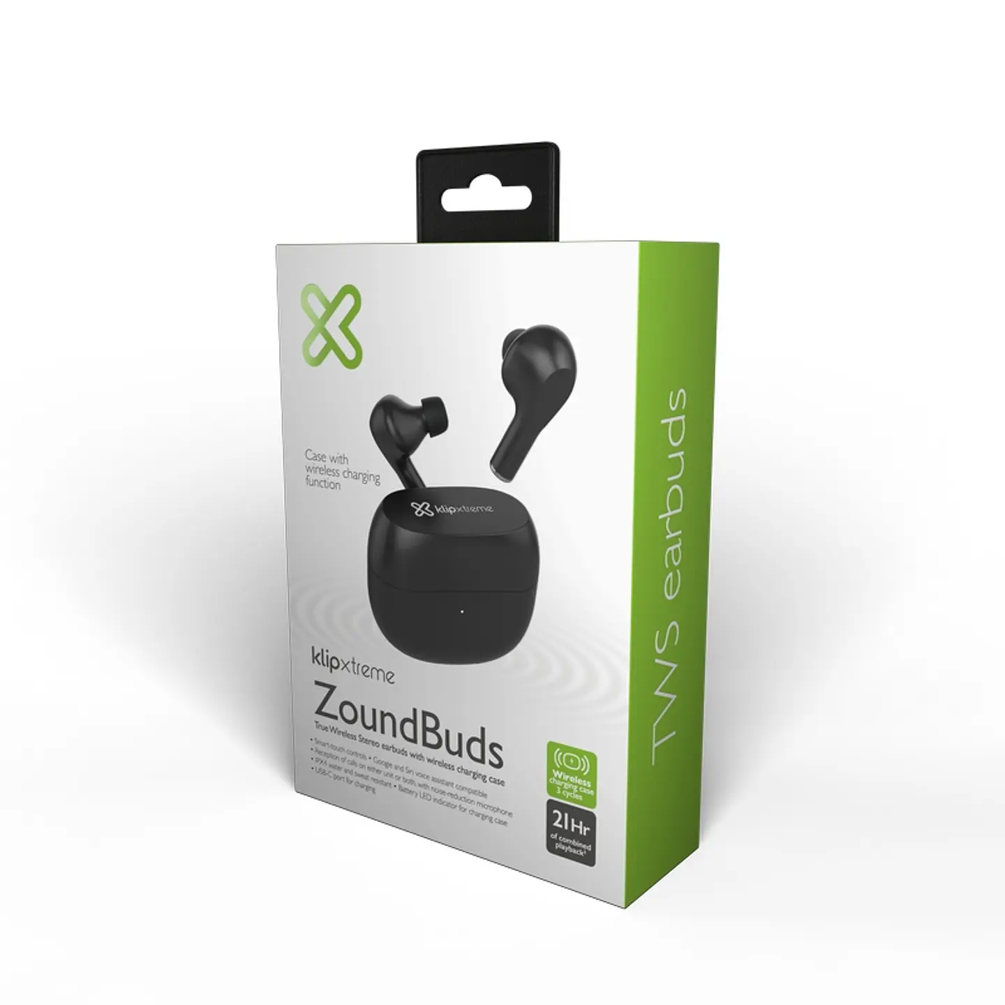 Audífonos In-Ear TWS Klipxtreme ZoundBuds KTE-250BK 5