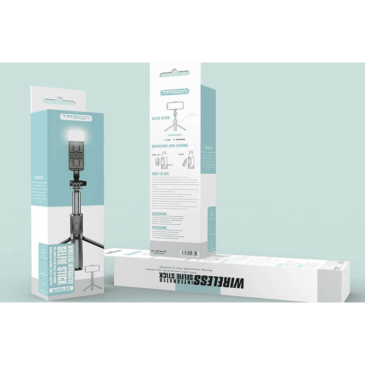 Trípode Palo Selfie Con Flash y Bluetooth Selfie-04 5