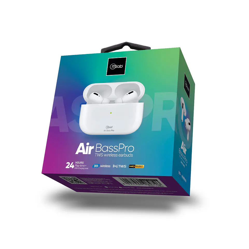 Audífono Bluetooth Microlab Air Bass Pro White 6