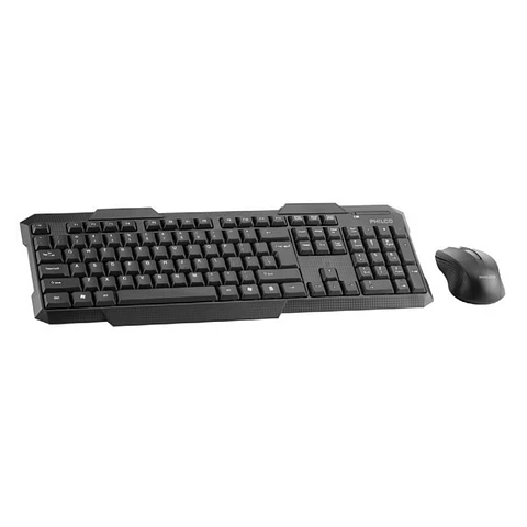 Combo Teclado Y Mouse Inalámbrico Philco 1600 Dpi K5204 105 