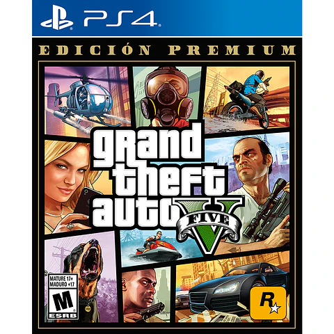 GTA V PREMIUM EDITION PS4 Juego Físico