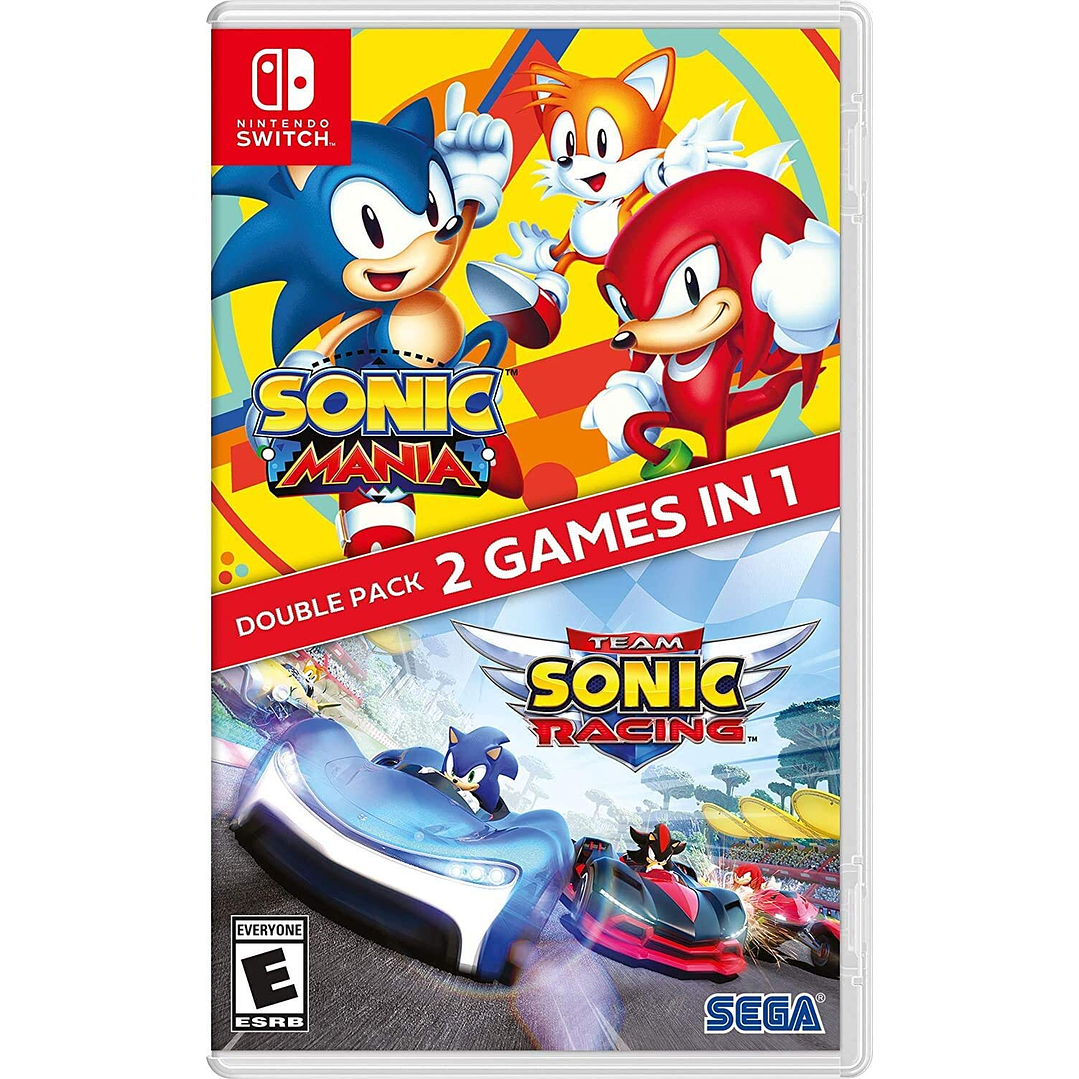 SONIC MANIA PLUS TEAM SONIC RACING DOUBLE PACK NSW 1