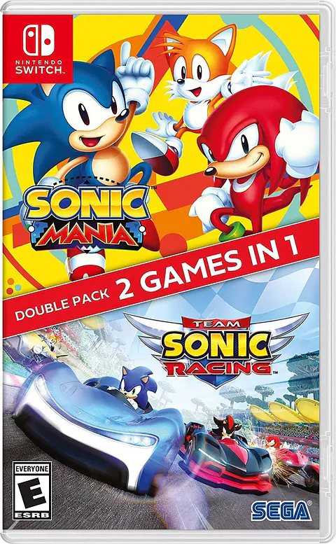 SONIC MANIA PLUS TEAM SONIC RACING DOUBLE PACK NSW