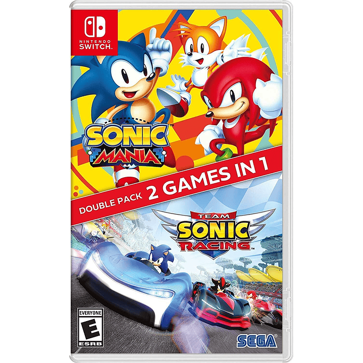 SONIC MANIA PLUS TEAM SONIC RACING DOUBLE PACK NSW 1