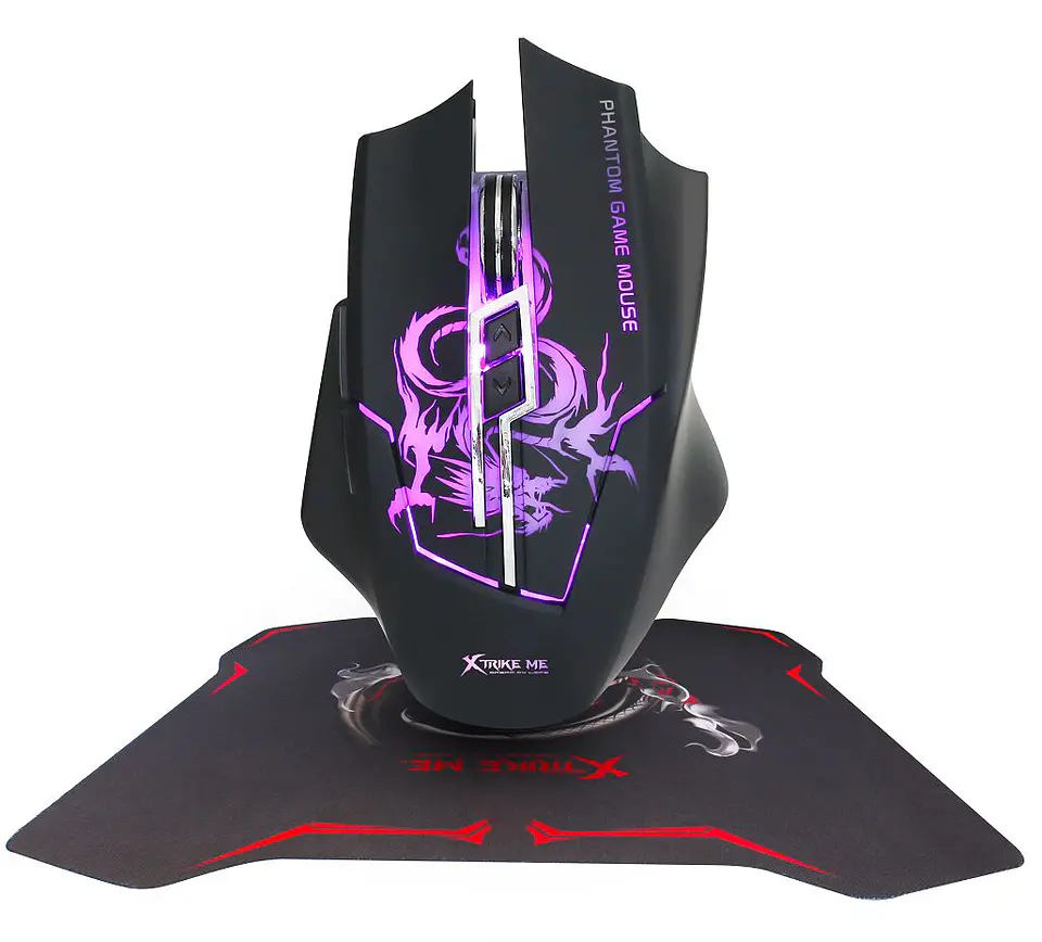 Kit Gamer Xtrike Me Mouse USB 3200 DPI + Pad Mouse GMP-501 1