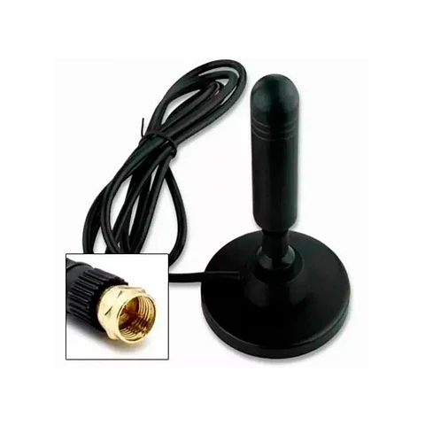 Antena TVD Coaxial Full HD Interior Base Magnetica HD-3003