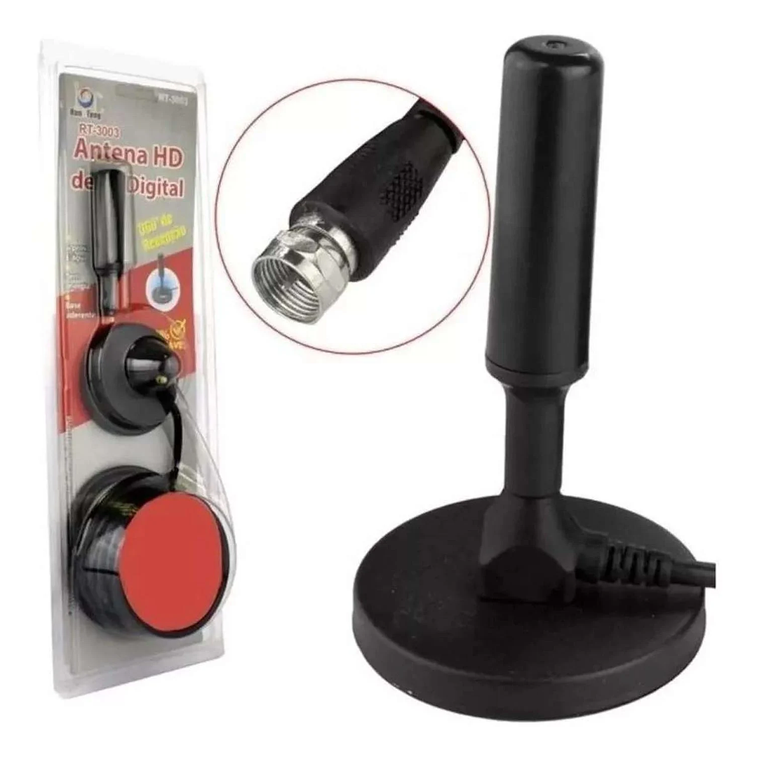 Antena TVD Coaxial Full HD Interior Base Magnetica HD-3003 2