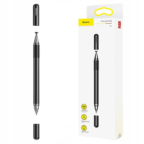 Lápiz Táctil Capacitivo Doble para Celular y Tablet Baseus