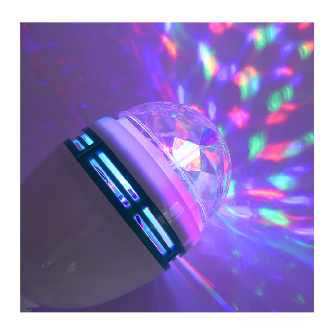 Lampara Led Mini Party Light con Base Giratoria y RGB 2