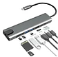 Hub USB Tipo C 8 en 1 con HDMI y RJ45 - Miniatura 1