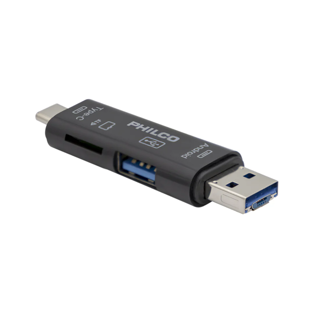 Adaptador OTG con Lector Micro SD 3 en 1 Philco 79144 1