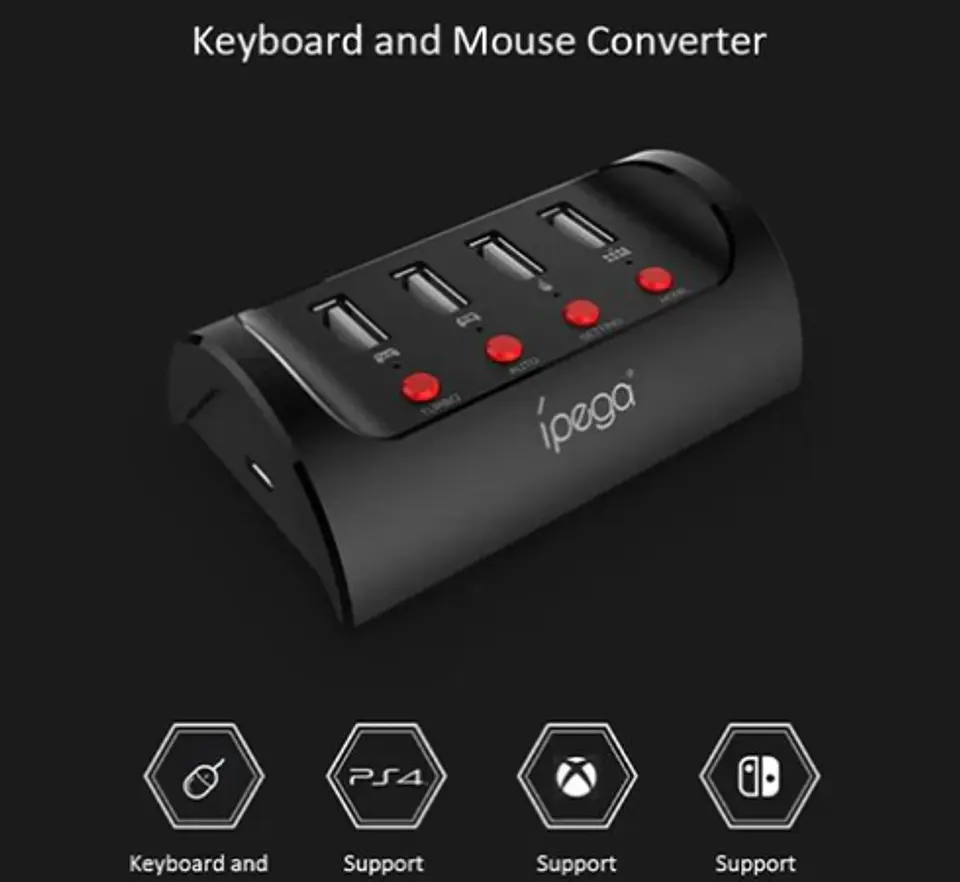 Adaptador Ipega Teclado y Mouse para PS4 y Nintendo Switch PG9133 5