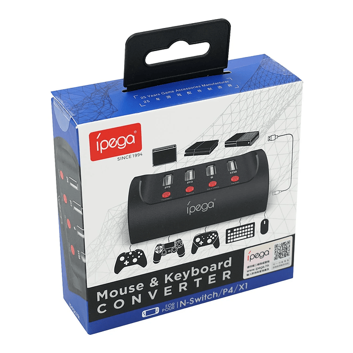Adaptador Ipega Teclado y Mouse para PS4 y Nintendo Switch PG9133 6