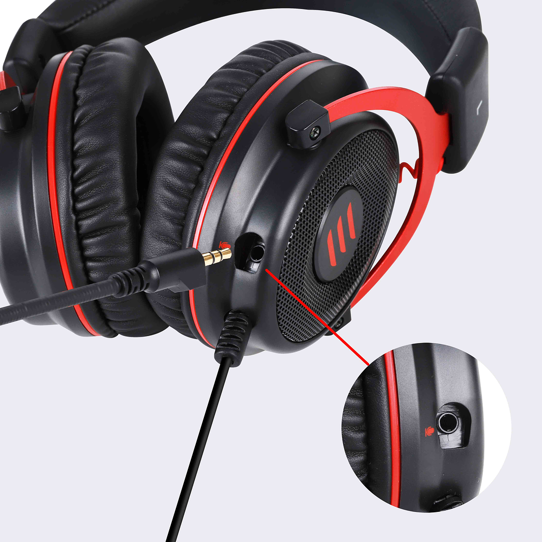 Audífonos Gamer Over-Ear EKSA E900 2
