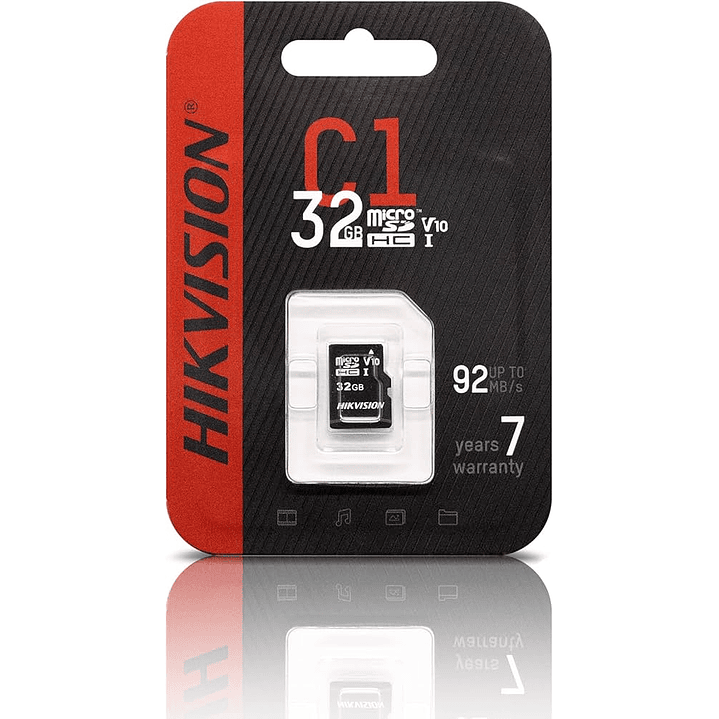 Memoria Micro SD 32Gb Clase 10 Hikvision HSTFC1 1
