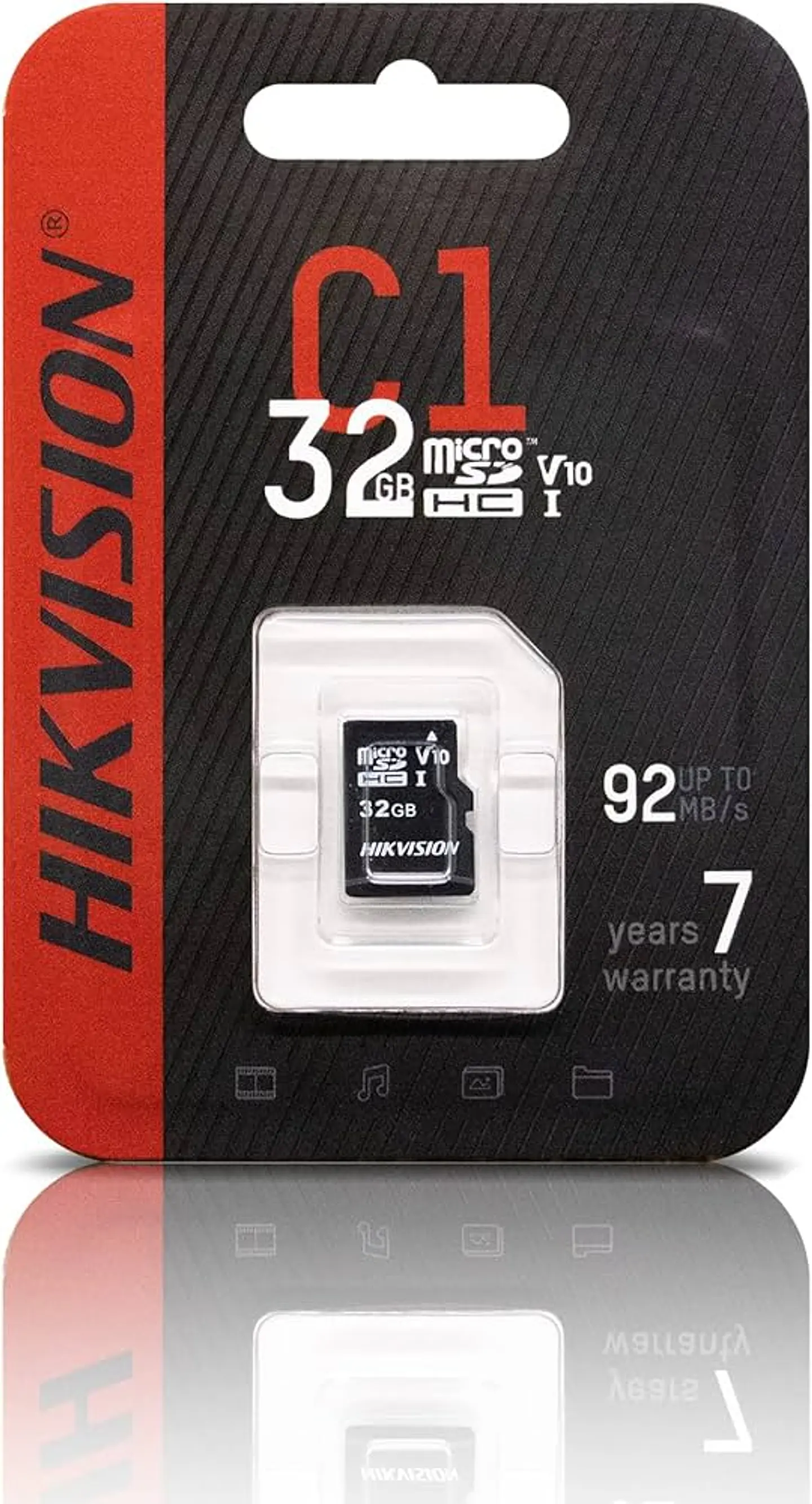 Memoria Micro SD 32Gb Clase 10 Hikvision HSTFC1 1