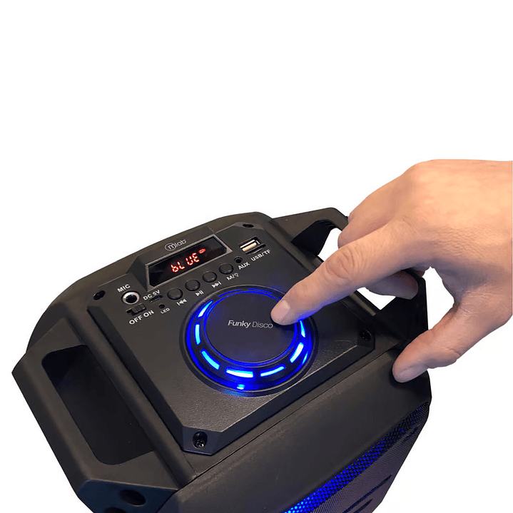 Parlante BT Karaoke con Micrófono y Control Funky Disco Mlab 2