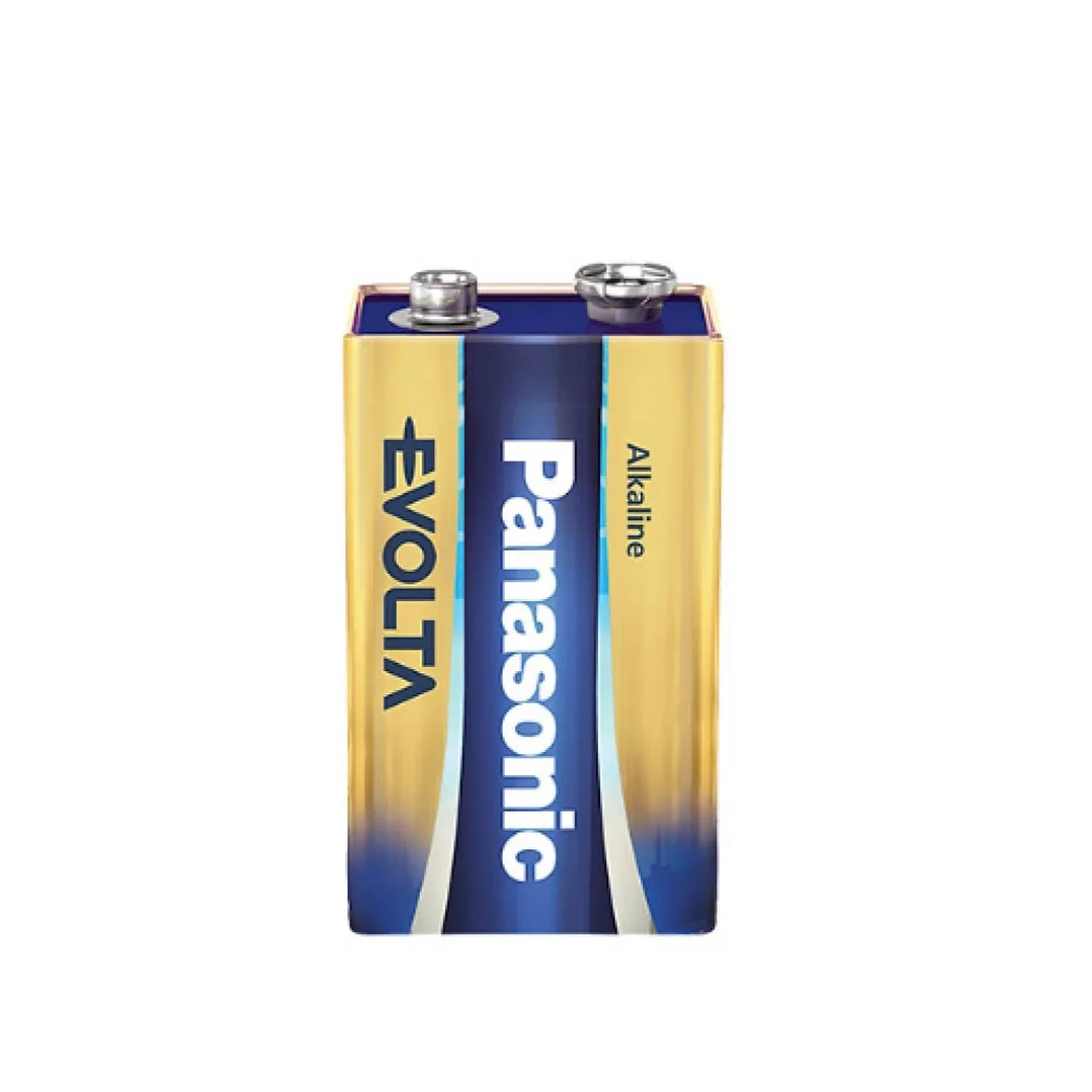 Batería 9V Alcalina Panasonic Evolta 1