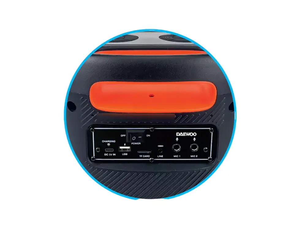 Parlante BT Karaoke PowerBox 400 Daewoo DI621 5