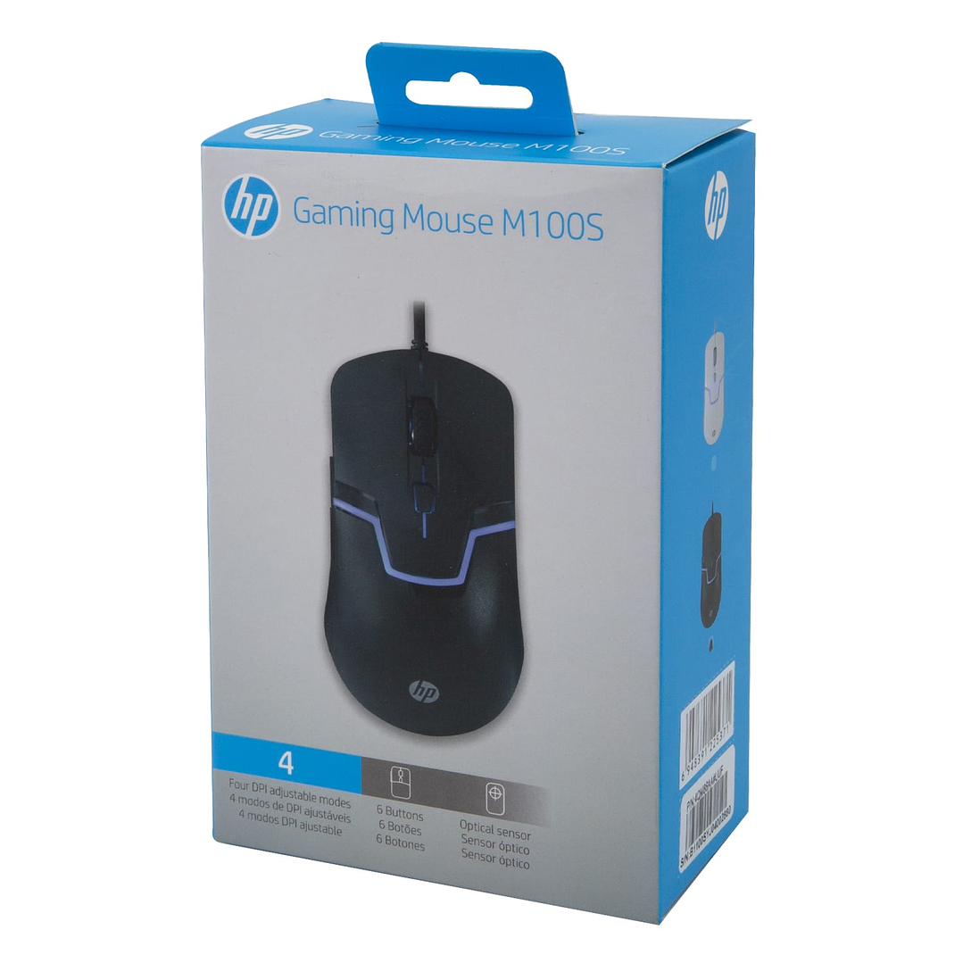 Mouse Gamer USB HP M100 Negro 4