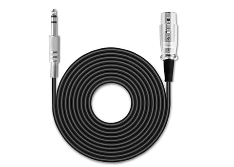 Cable Canon para Microfono XLR a Plug 6.3mm 3Mts RST