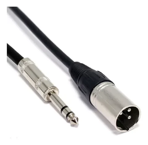 Cable Canon para Microfono XLR a Plug 6.3mm 3Mts RST