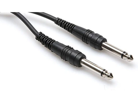 Cable Mono 1X1 Plug 6.3mm Macho 5Mts RST