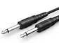 Cable Mono 1X1 Plug 6.3mm Macho 5Mts RST - Miniatura 2