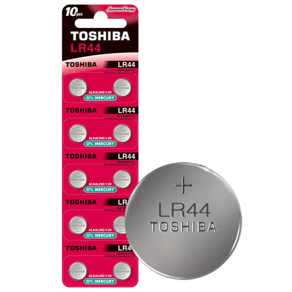Pila Especial LR44 1.5V Pack de 2 unidades Toshiba 1