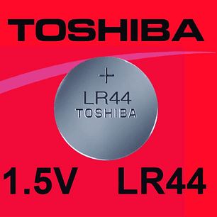 Pila Especial LR44 1.5V Pack de 2 unidades Toshiba