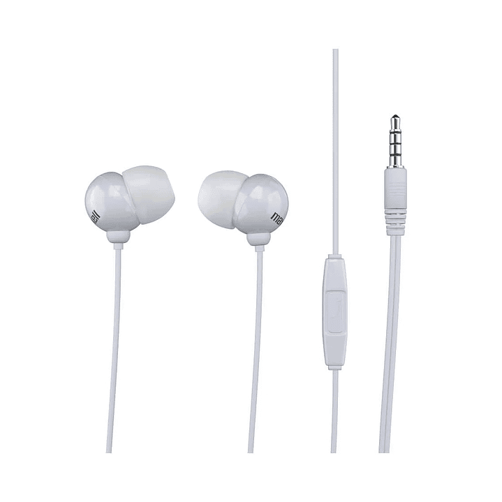 Audífonos In-Ear con Cable Maxell Ultra Bass Blancos 1