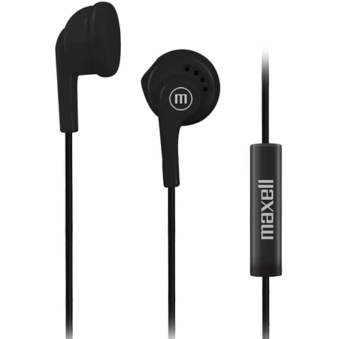 Audífonos In-Ear con Cable Maxell EBMIC Negro