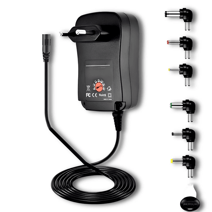 Eliminador De Pilas 1.2 Amperes + 6 Conectores Universales 1