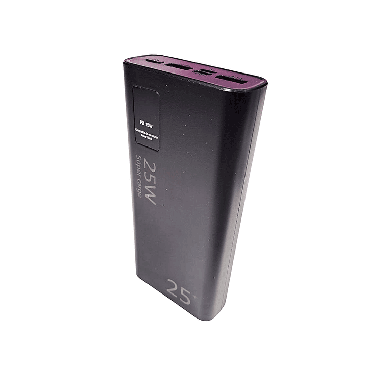 Power Banck 25.000 mAh Carga Rápida PD 25W Ewtto ETE2004 2