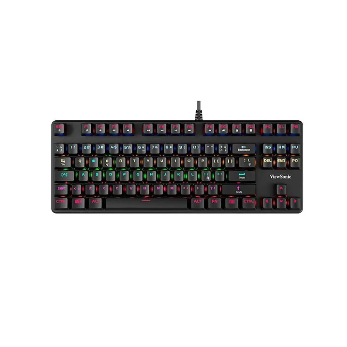 Teclado Gamer Mecánico Retro Iluminado ViewSonic KU520 2