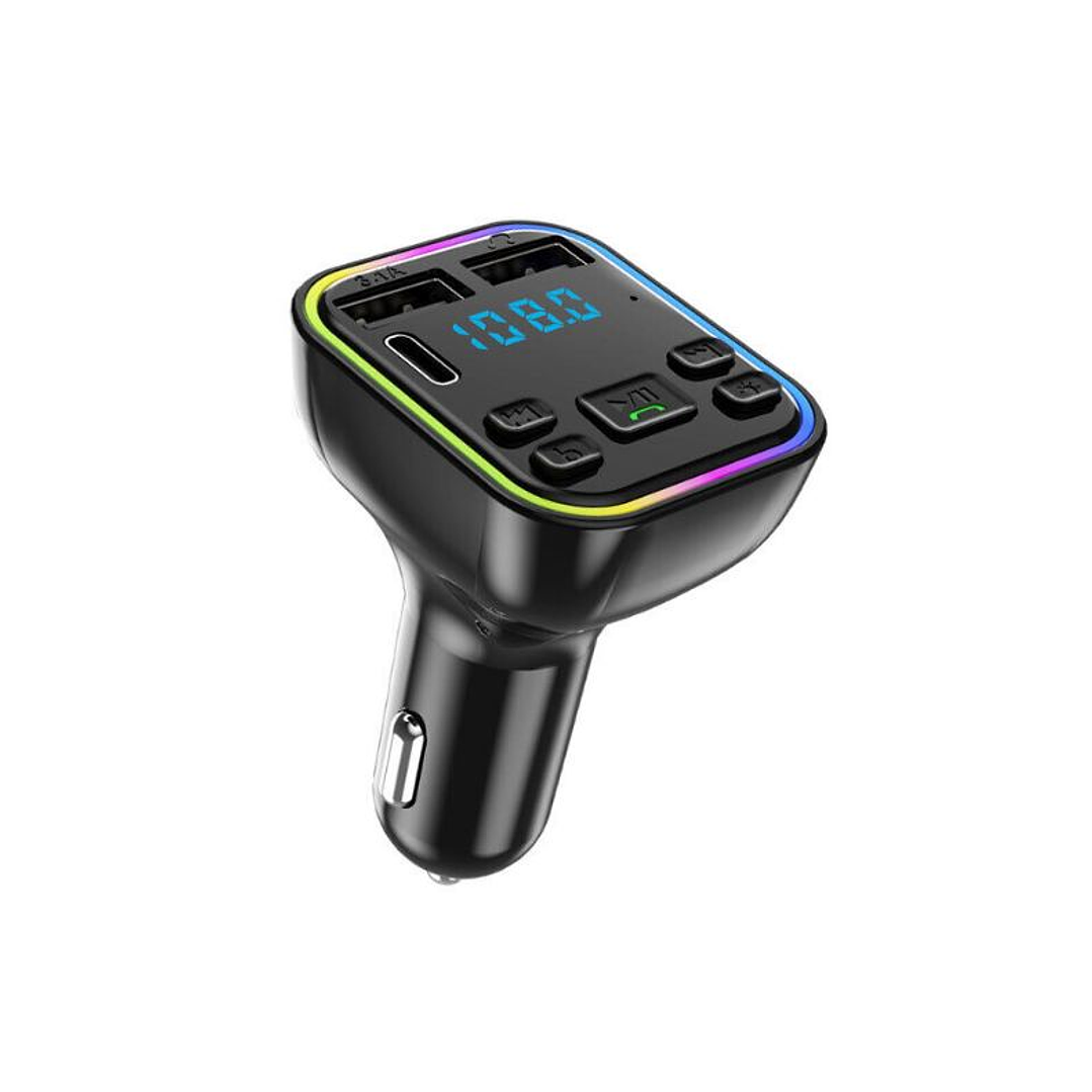 Transmisor FM con Bluetooth y Carga Rápida 12 y 24V Treqa MP31 1