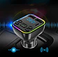 Transmisor FM con Bluetooth y Carga Rápida 12 y 24V Treqa MP31 - Miniatura 3