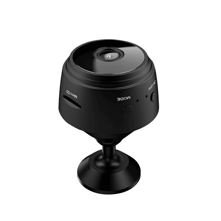 Cámara Mini Espía Redonda Wifi/Micro SD con Imán 1