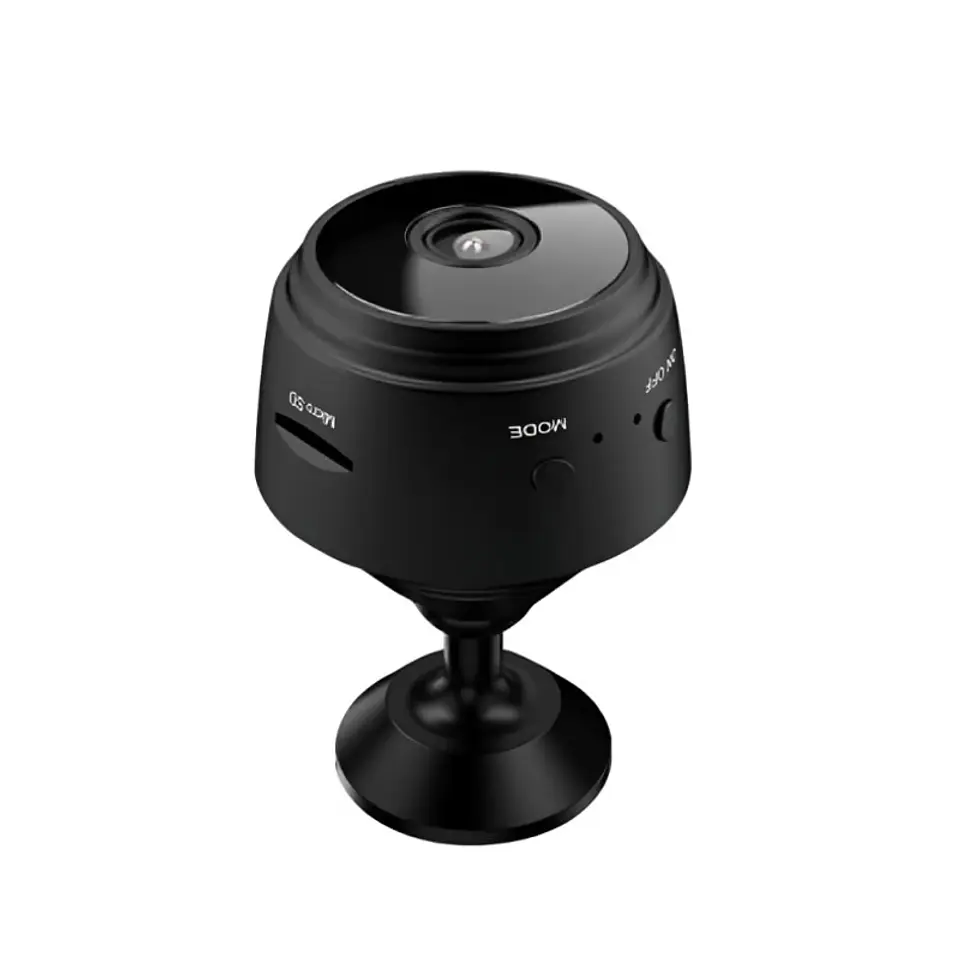 Cámara Mini Espía Redonda Wifi/Micro SD con Imán 1