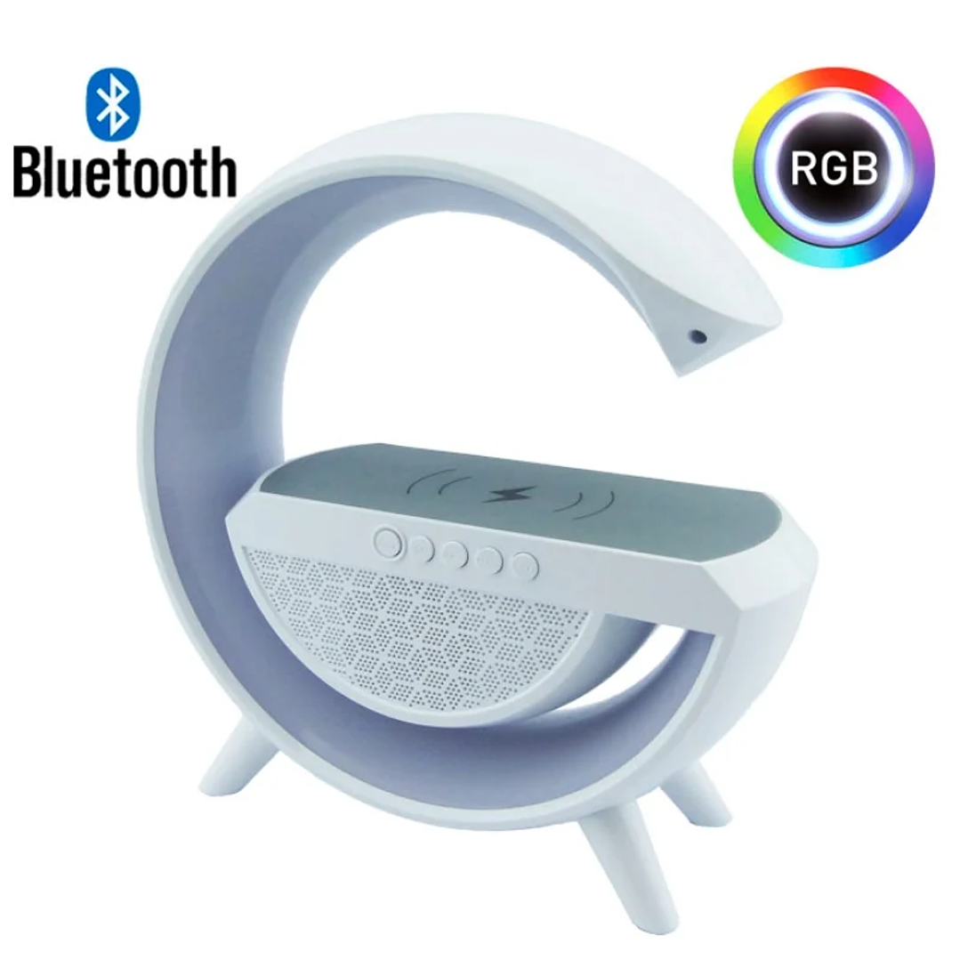 Parlante Lampara G con Carga Inalámbrica BT y Radio FM 3