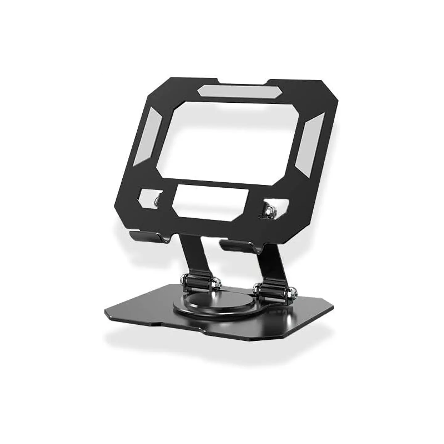 Soporte Para Tablet de Sobre Mesa Metálico Base Giratoria 1