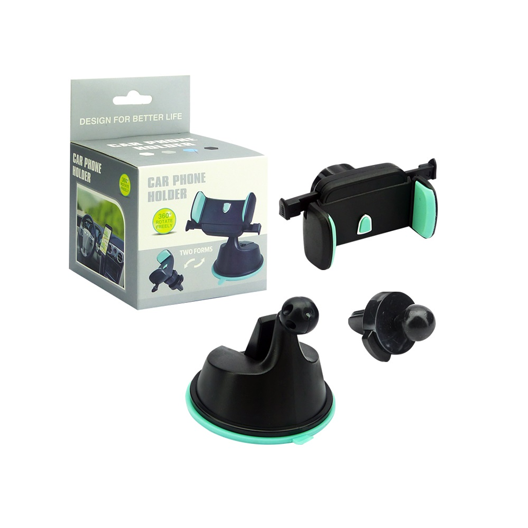 Soporte de Celular Para Vehículo 2 en 1 Ventosa y Pinza 3