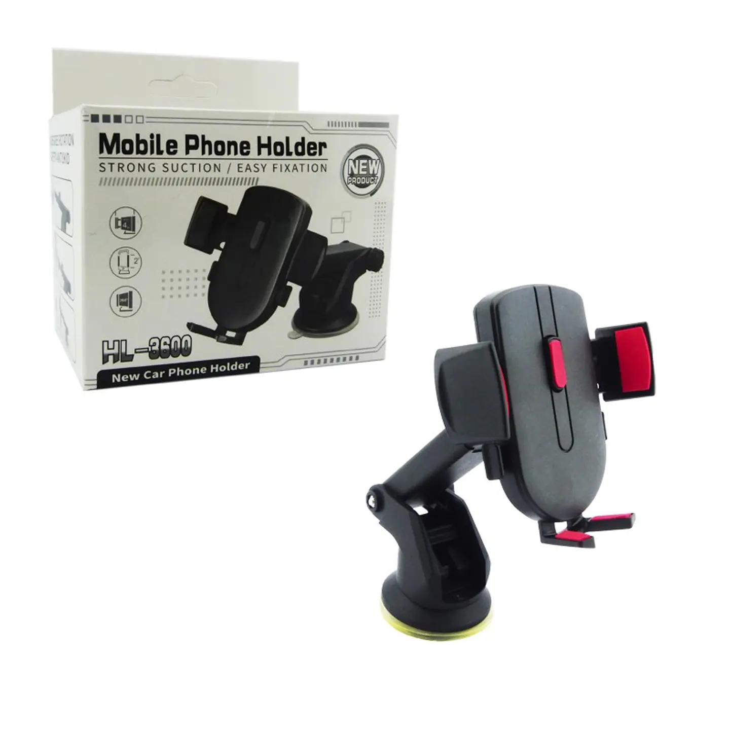 Soporte Celular para Vehículo con Ventosa y Brazo Extensible 5