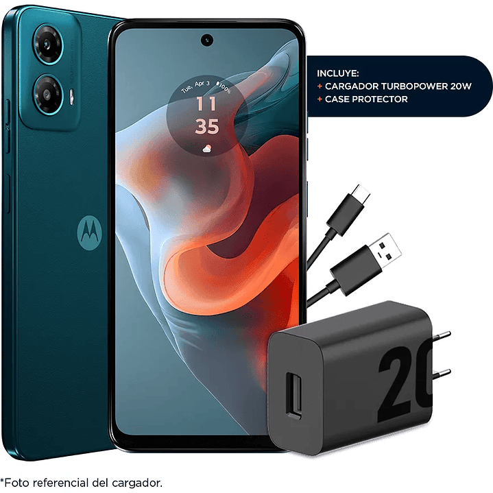 Motorola Moto G34 5G 8+256Gb Verde Océano 1