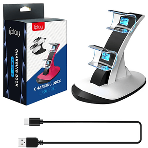 Estación de Carga Doble para Joystick PS5 iPlay