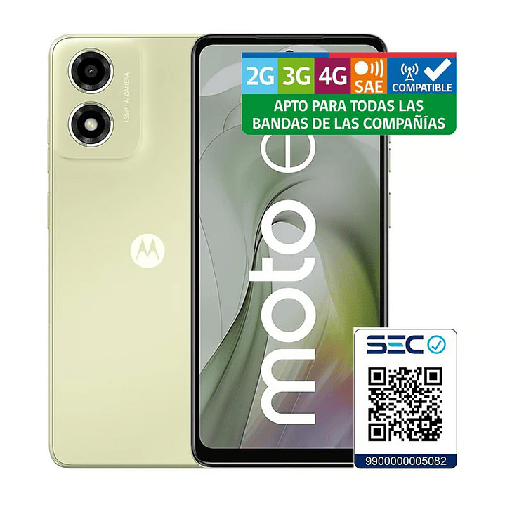 Celular Motorola Moto E14 2+64Gb Verde 1