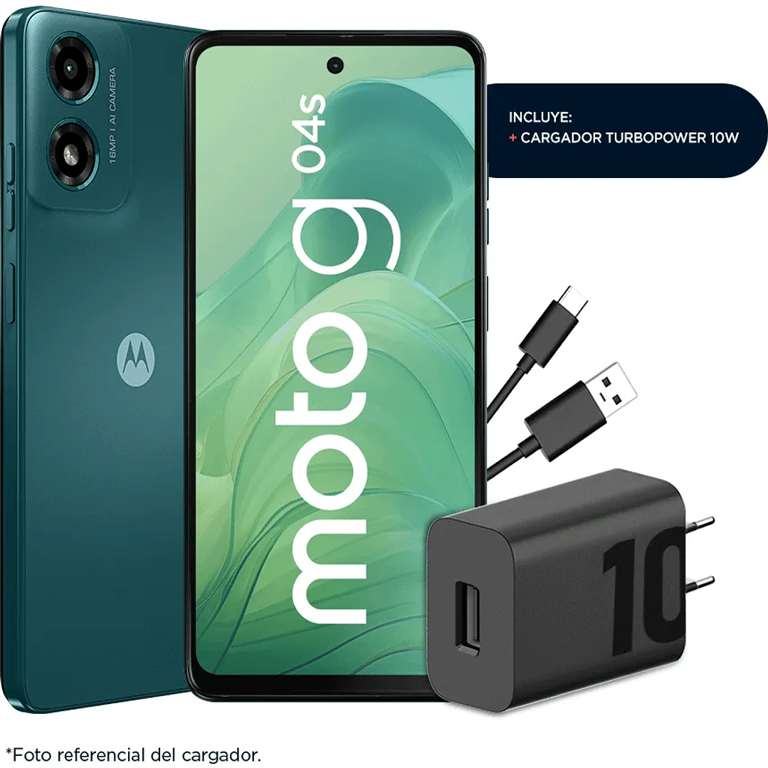 Celular Motorola G04s 4Gb + 128Gb Verde Aurora 2