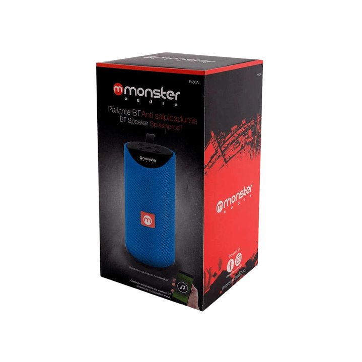 Parlante BT Portátil Monster P450 Azul 3