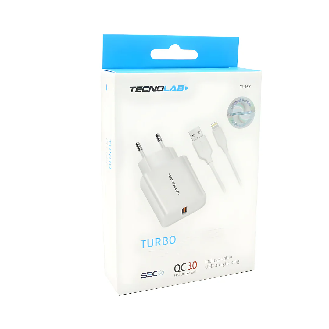 Cargador IPhone Carga Rápida 18W Tecnolab TL466 2